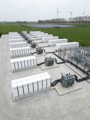 Batteriespeicherpark — Drohnensicht