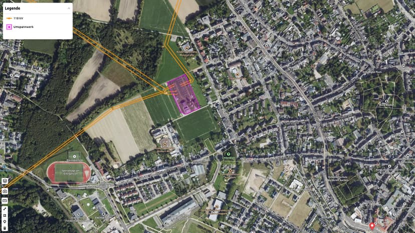 Lageplan Alsdorf West